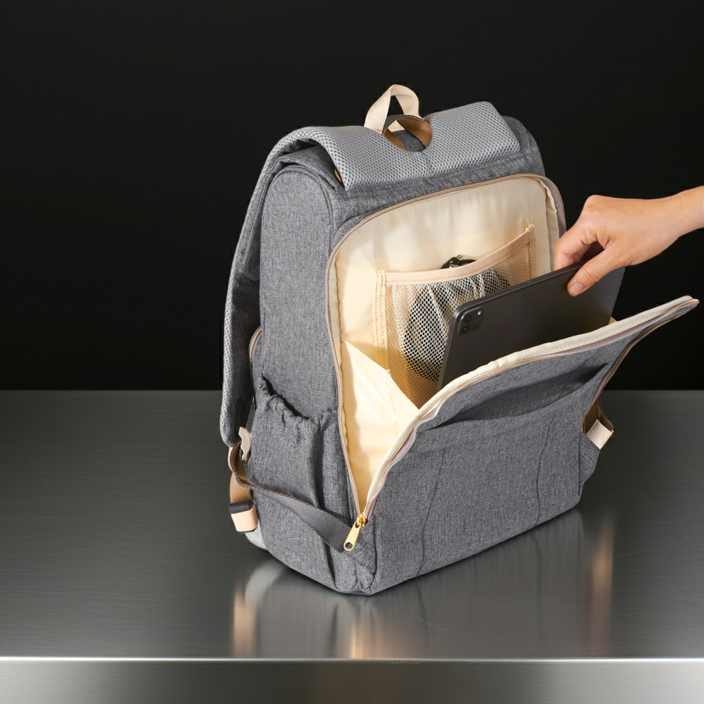 Canvas Diaper Backpack