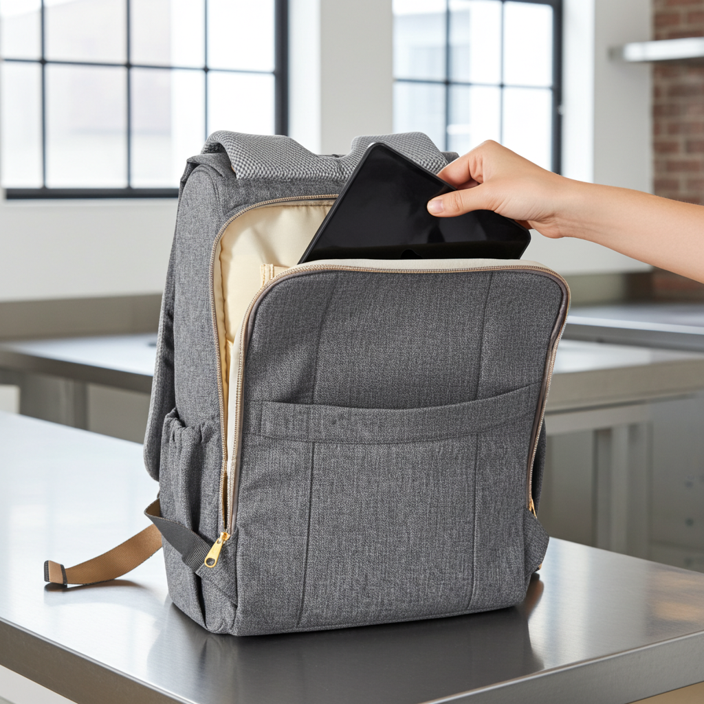 Canvas Diaper Backpack