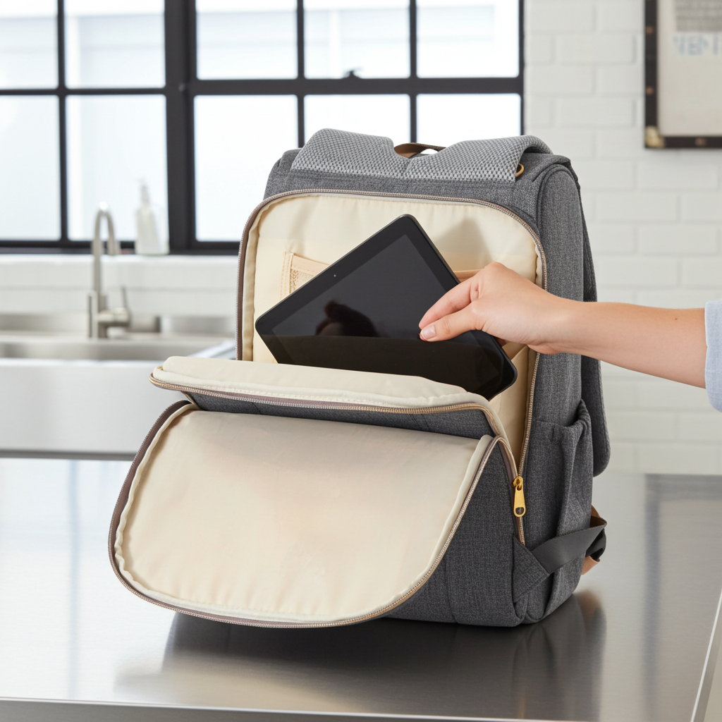 Canvas Diaper Backpack