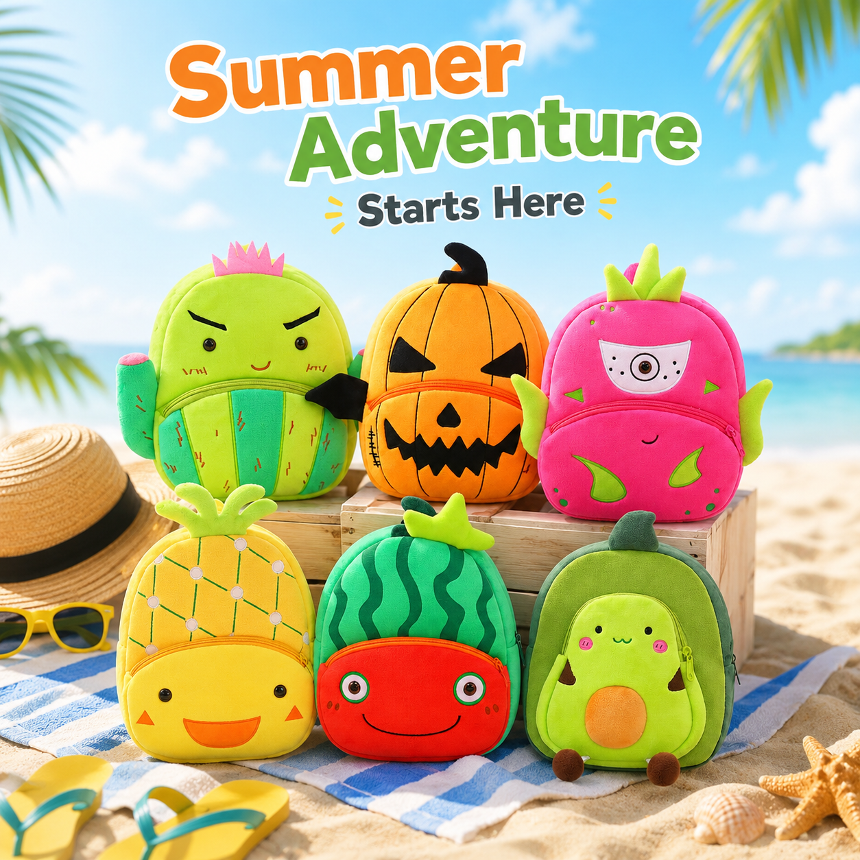 Soft Backpack fruit