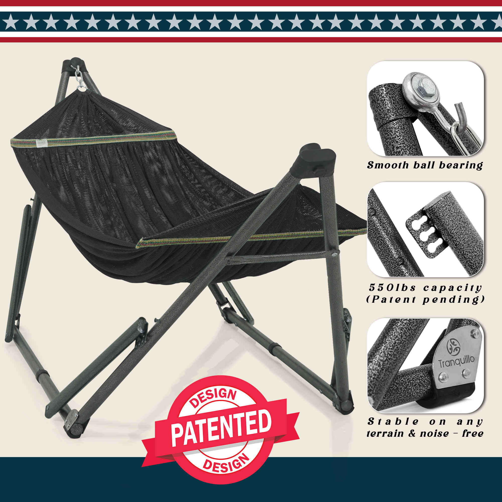 Uniki Collapsible Hammock Stand