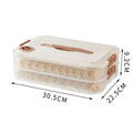 Dumpling Storage Box Multi-Layer Transparent Refrigerator Dumpling Fresh Keeping Container Home Kitchen Food Sealed Storage Box