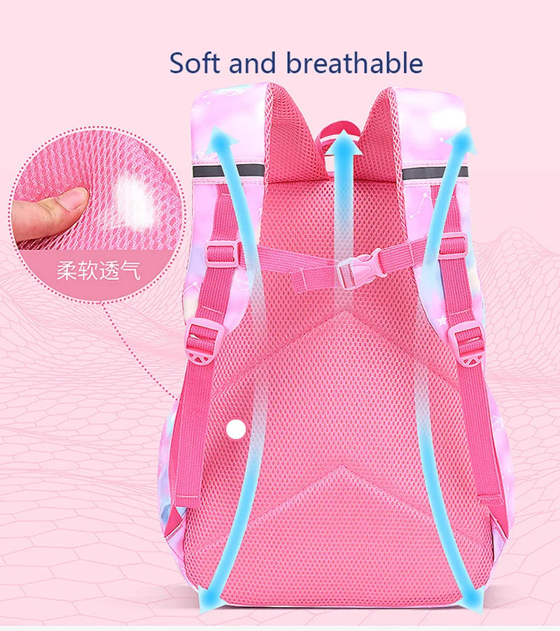 Multicolour fantasy backpack
