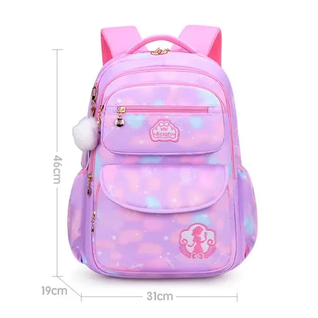 Multicolour fantasy backpack
