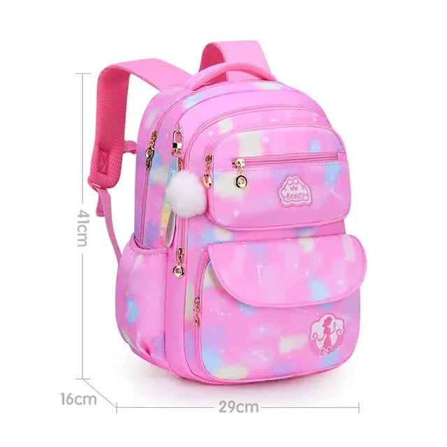 Multicolour fantasy backpack