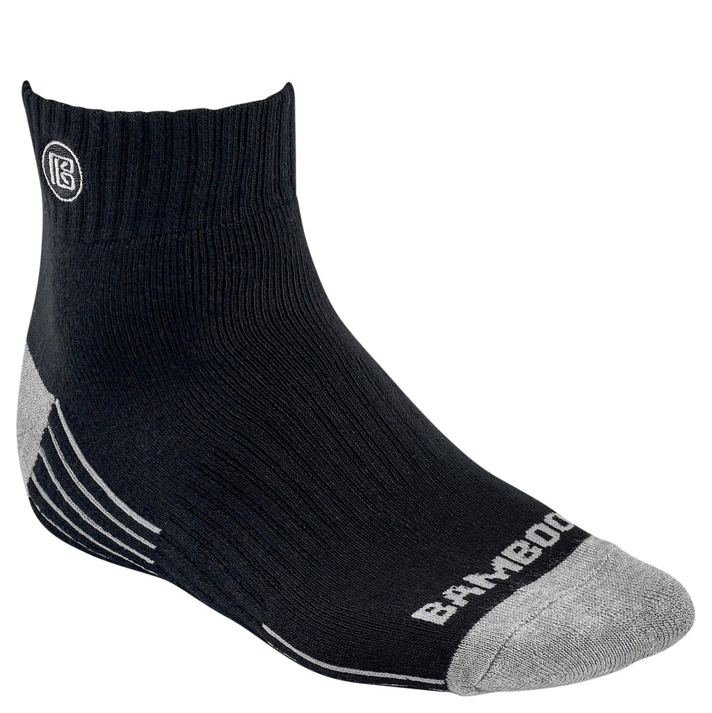 Premium Bamboo Rayon Quarter Crew Socks - 3 Pair Gift Box