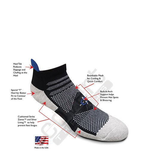Blue Tab Sock