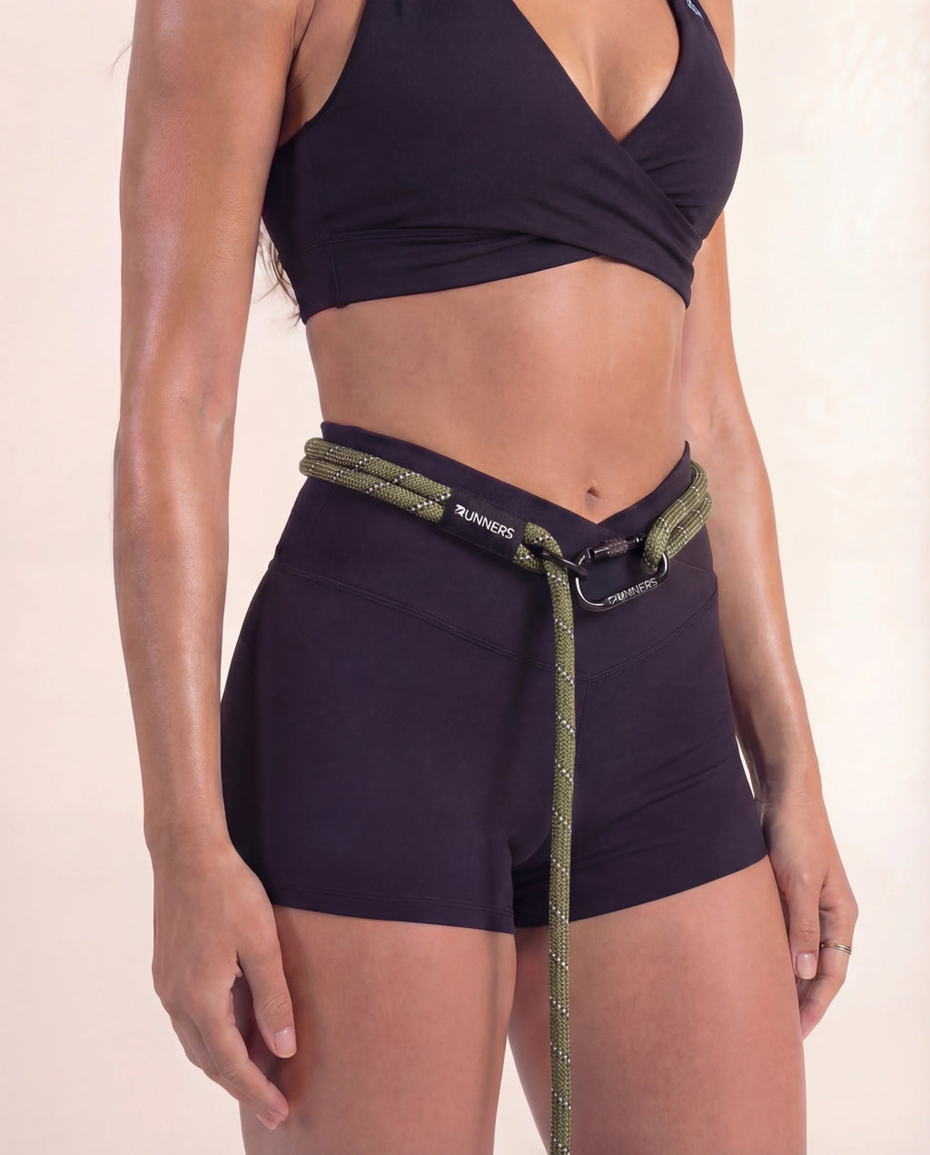 Army Green Running Hands-Free Dog Leash
