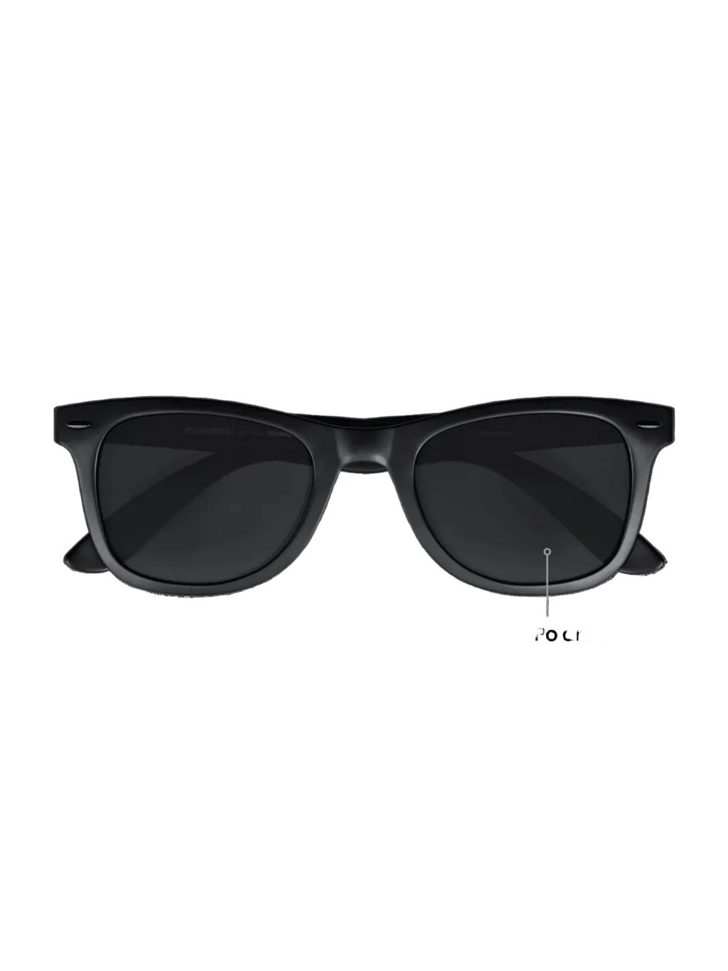 Blackout Square Running Sunglasses - Polarized UV400 for Men & Women